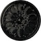Ekena Millwork Bordeaux Ceiling Medallion (Fits Canopies up to 3 1/4"), 22 5/8"OD x 1 3/4"P, Black Pearl CM22BOBPS - alternate 1